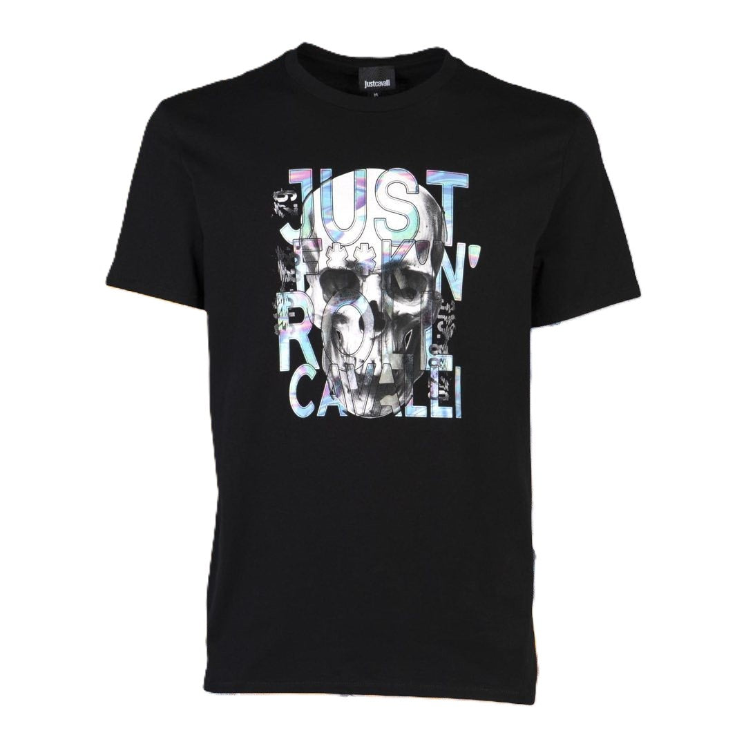 Just F**k'n' Roll Cavalli Black T-Shirt - Vestir