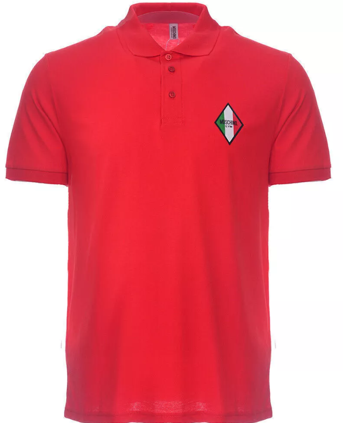 Moschino Gym Italy Diamond Logo Polo - Vestir