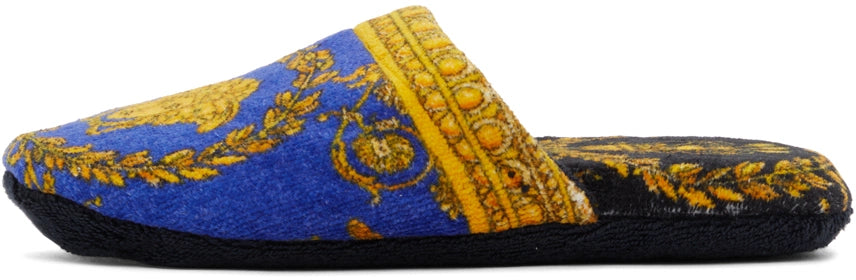 Underwear Blue & Gold I Love Barocco Slippers