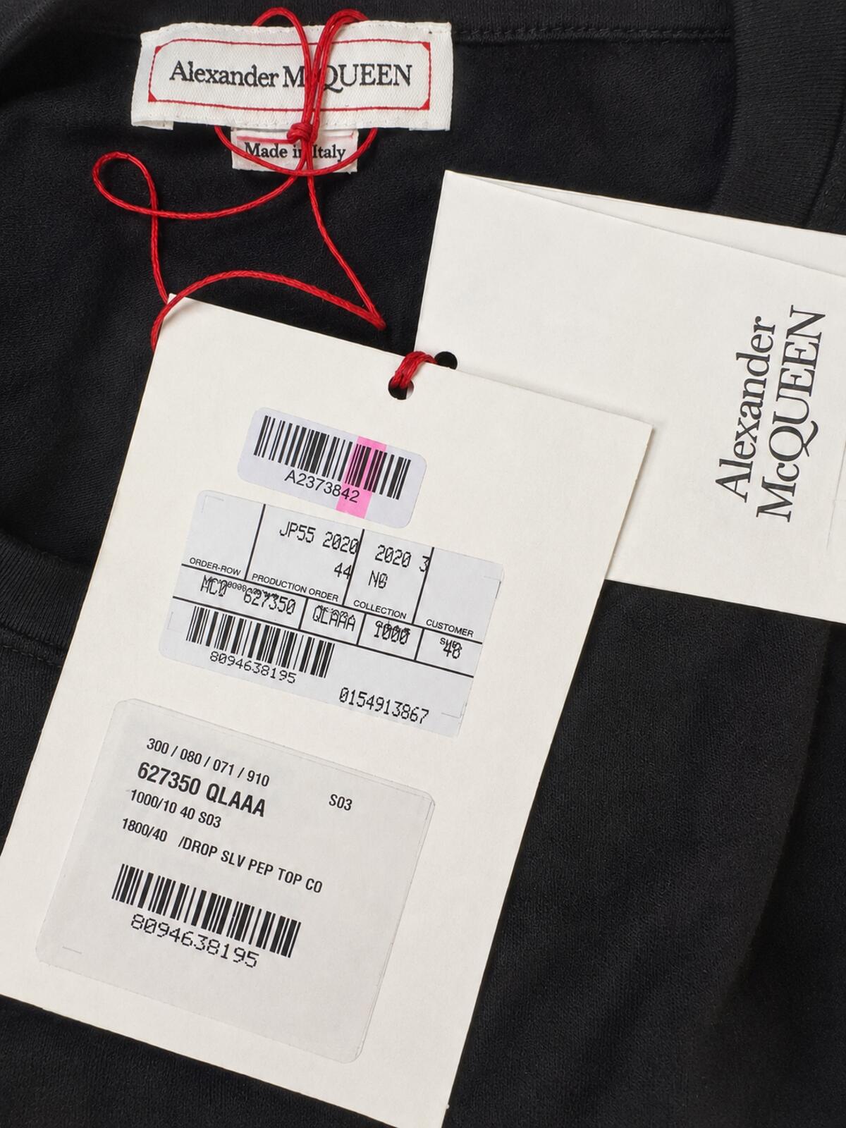 Alexander McQueen Alexander McQueen Balloon Sleeve Peplum Top Black IT 40 US 4 S | NWT - Vestir