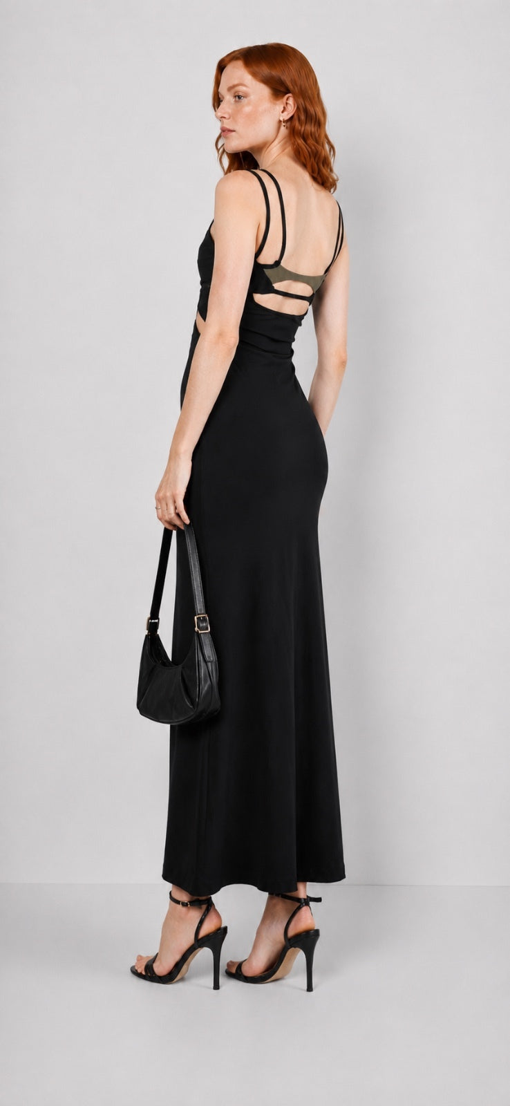 Christopher Esber Swim Cover-Up Cutout Maxi Dress Black AU 8 US 4 | NWT