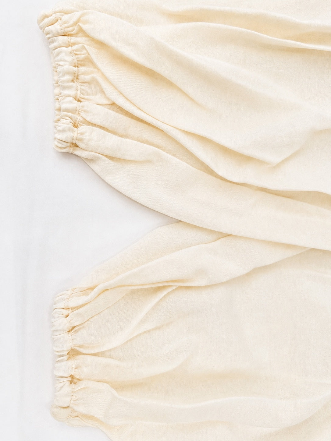 Jonathan Simkhai Ivory Belted A-Line Mini Dress | Balloon Sleeves | NWT | Size S