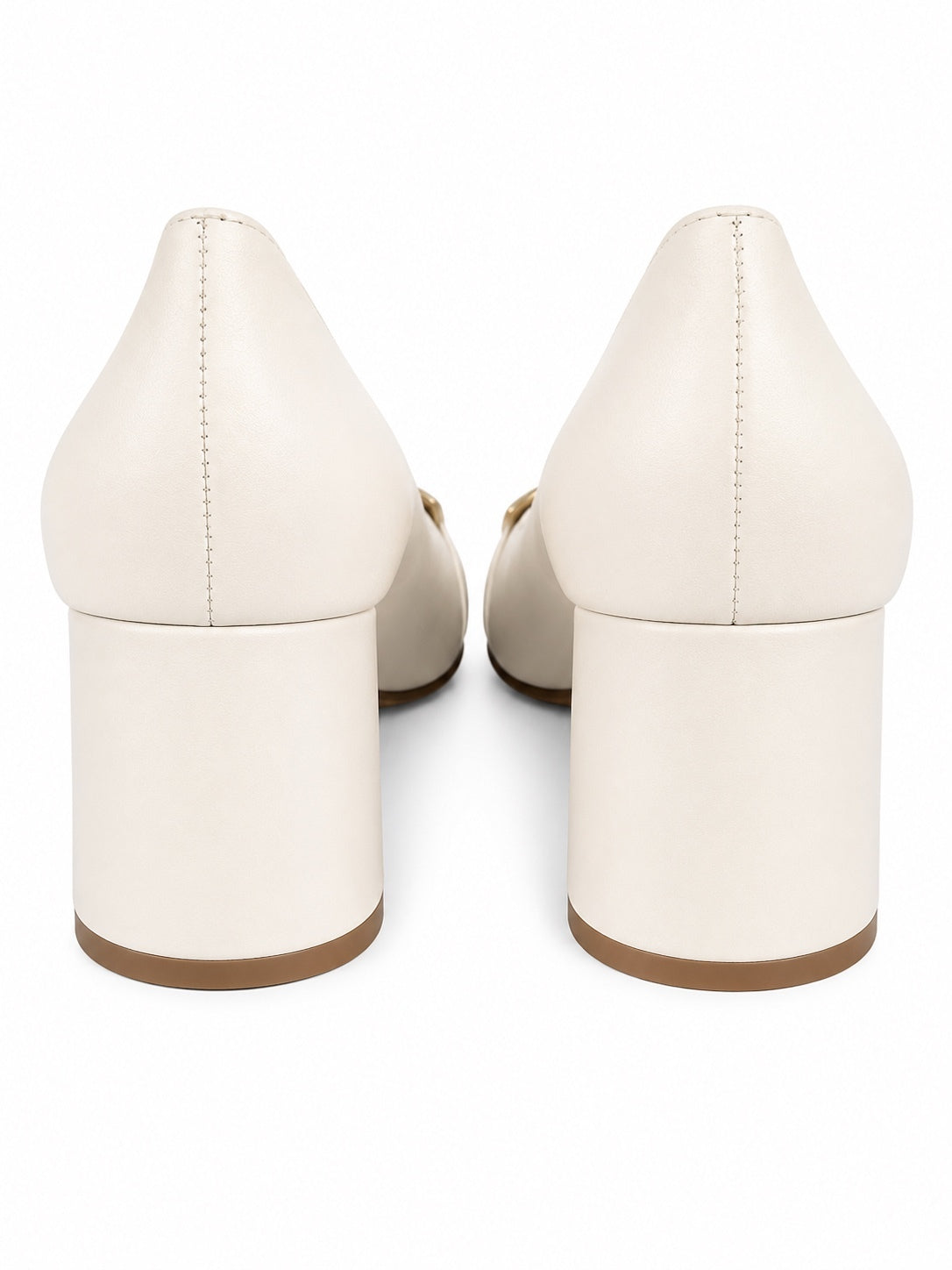 Gianvito Rossi Pamela 60 White Leather Block Heel Pumps EU 40 | NWB