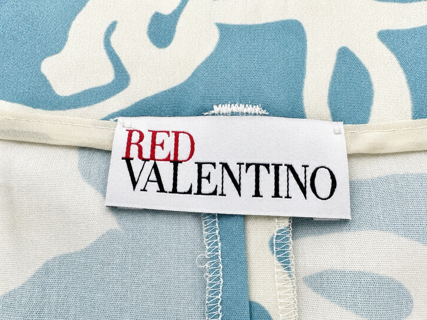REDValentino Hawaii Print Cotton Mini Skort Blue IT 38 US 2 XS | NWT