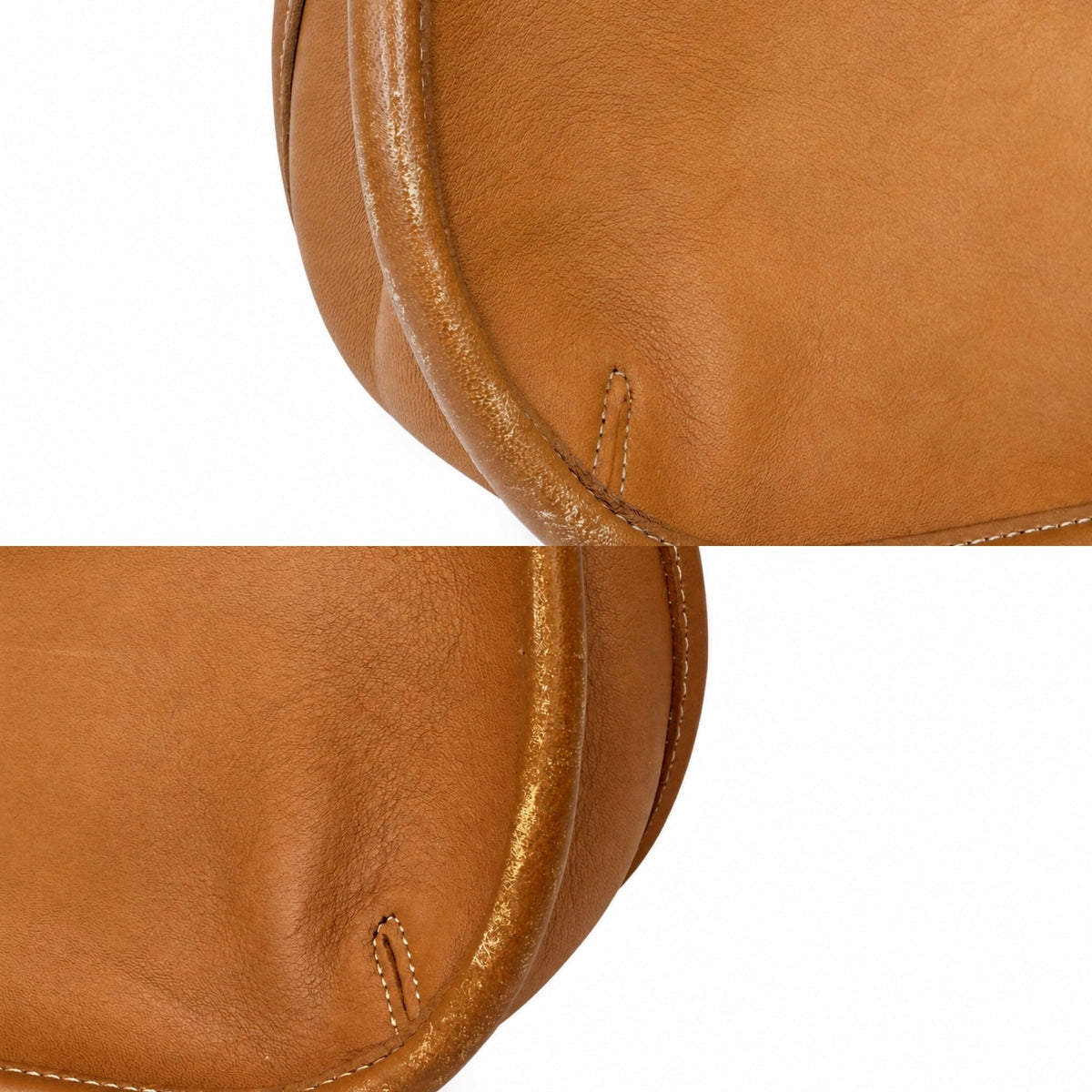 Coach Ergo Crescent Vintage Glove-Tanned Leather Hobo Tan USA – view 8