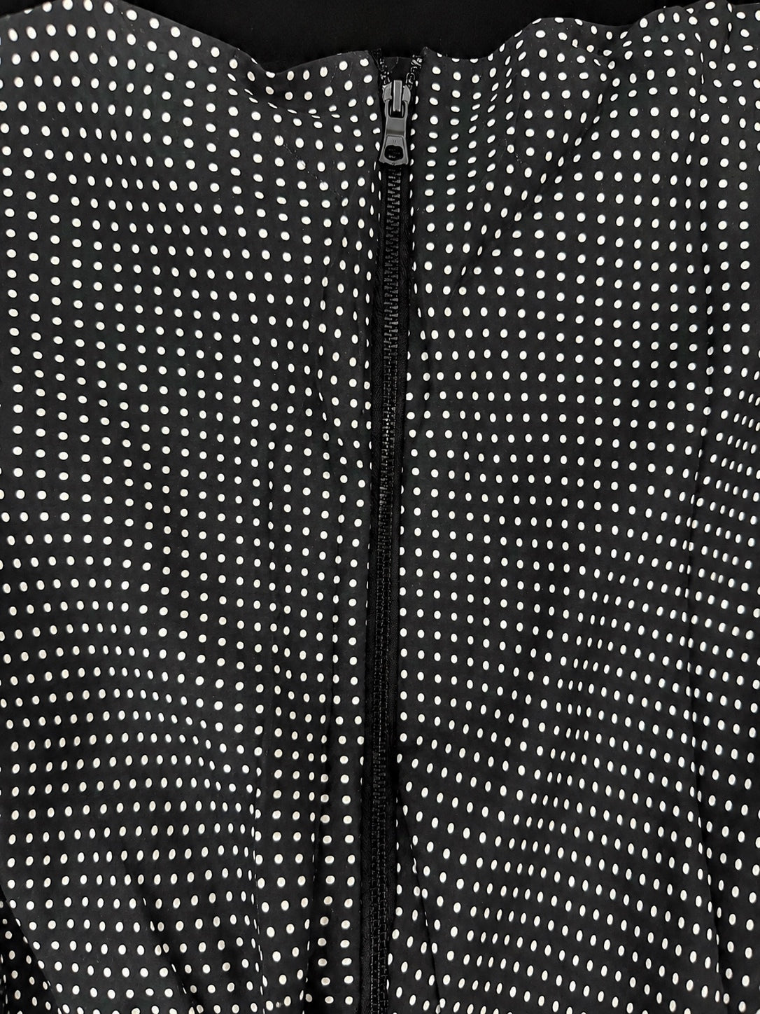 Alice + Olivia Ginger Polka Dot Asymmetrical Ruffle Midi Dress Black US 6 | NWT