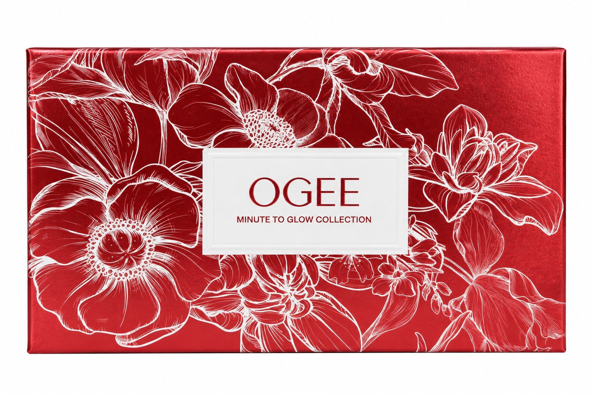 OGEE Minute to Glow Holiday 5-Piece Makeup Gift Set, Contour, Lip Oil, Mascara – view 3