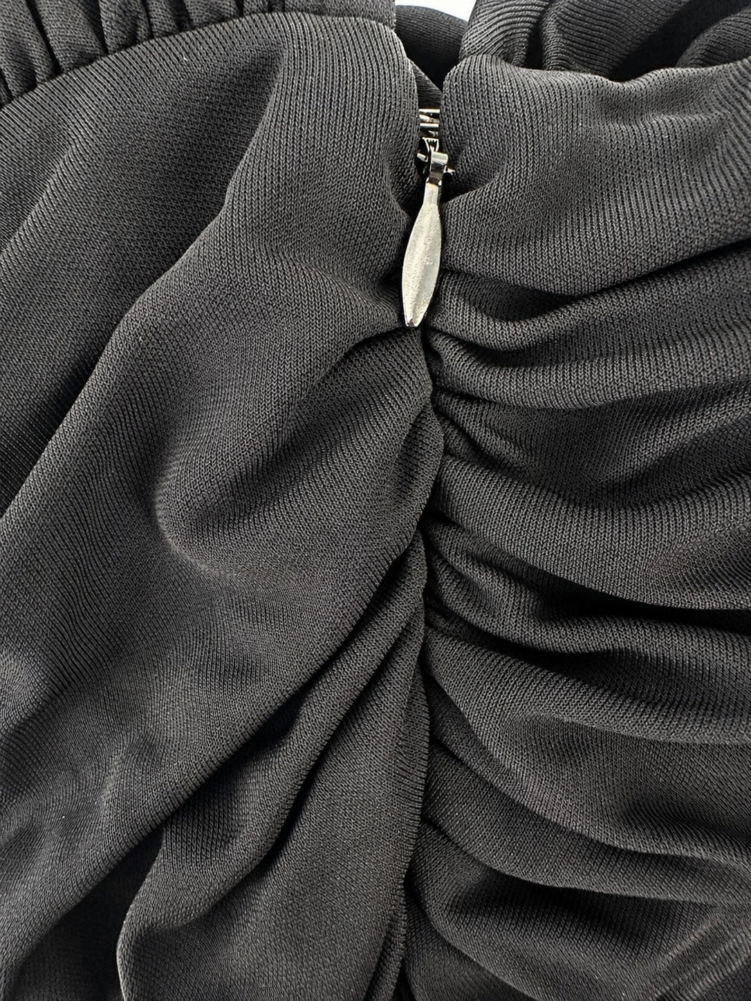 Altuzarra Black Viscose Ruched Halter Draped Maxi Dress FR 40 US 8 | NWT