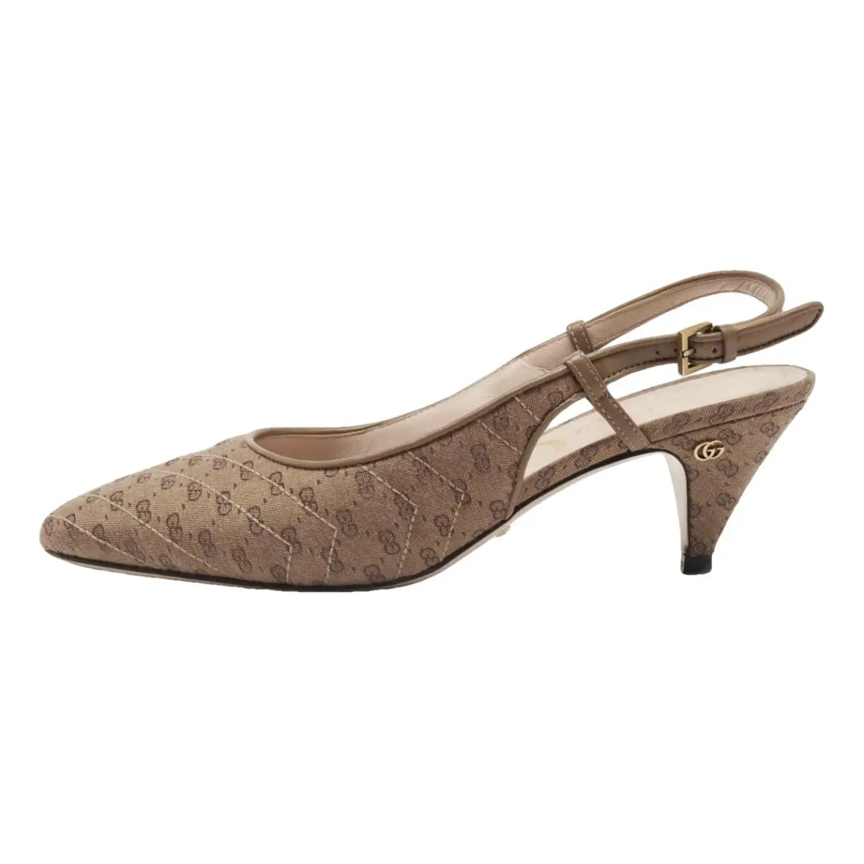 Gucci Marmont GG Supreme Canvas Slingback Pump - Vestir