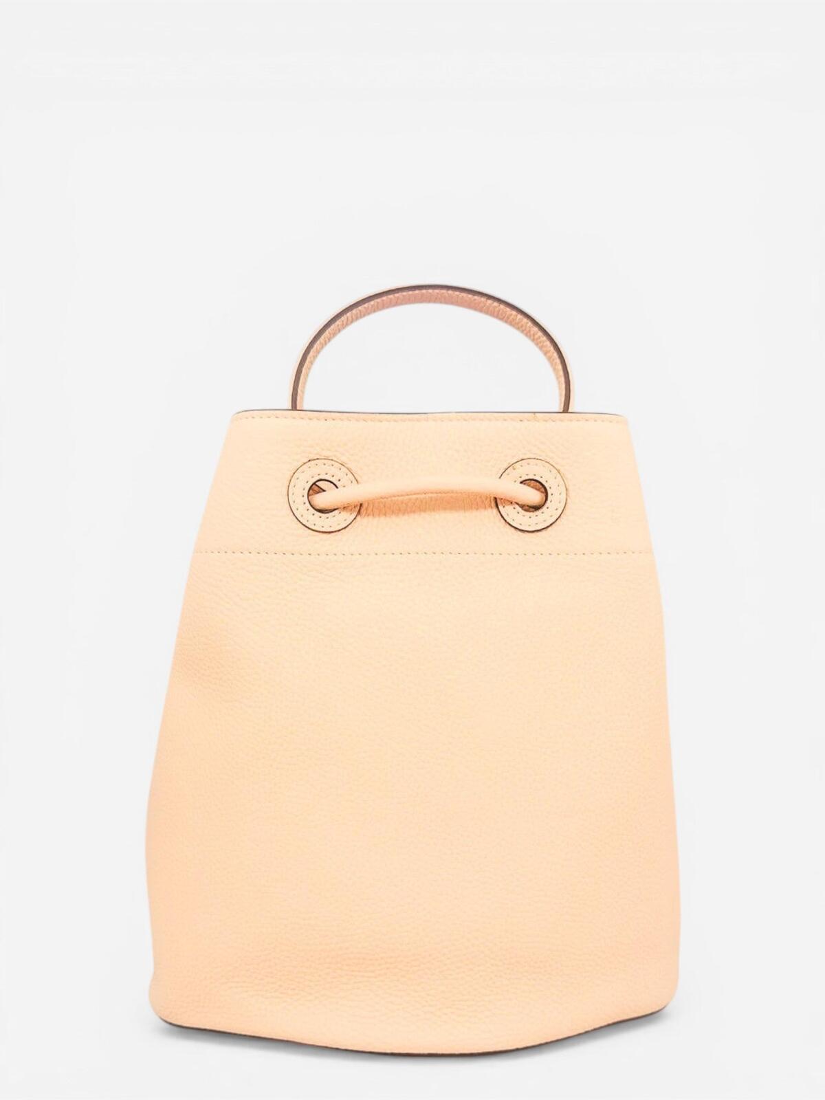 Burberry TB Bucket Bag Peach Pink, Grainy Leather, Gold Hardware – view 4