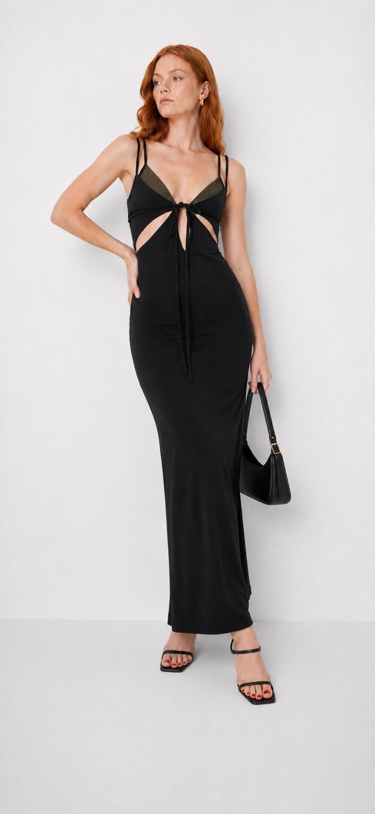 Christopher Esber Christopher Esber Swim Cover-Up Cutout Maxi Dress Black AU 8 US 4 | NWT - Vestir