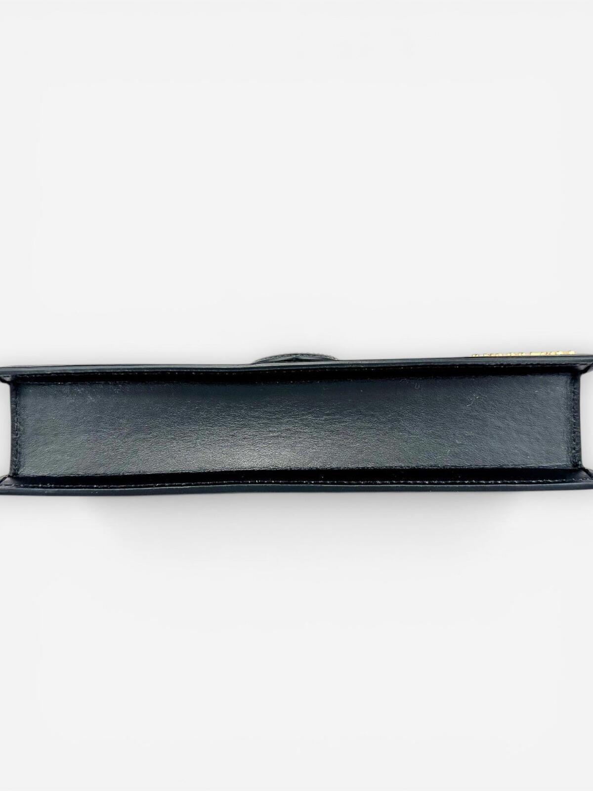 Jacquemus Le Bambino Long Black Leather Crossbody Shoulder Bag | NWT