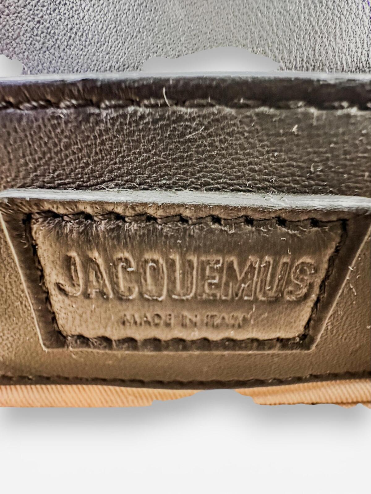 JACQUEMUS Jacquemus Le Petit Bambimou Black Lambskin Shoulder Bag Crossbody | NWT - Vestir