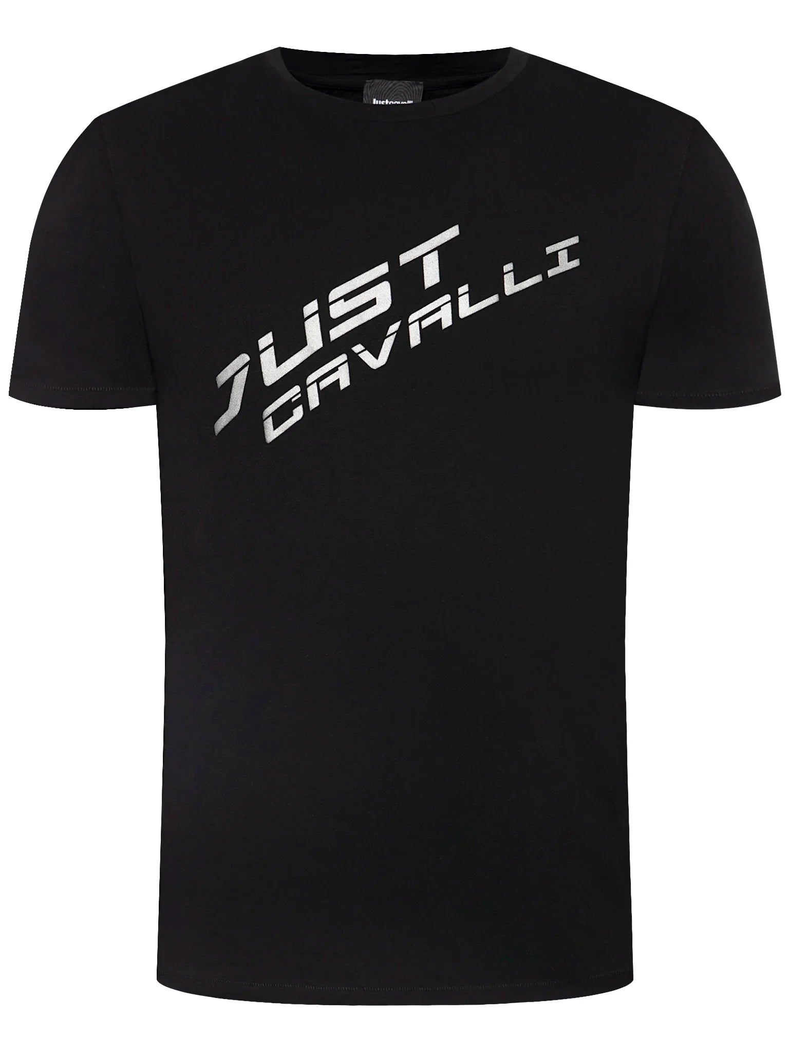 Just Cavalli Black Logo T-Shirt - Vestir