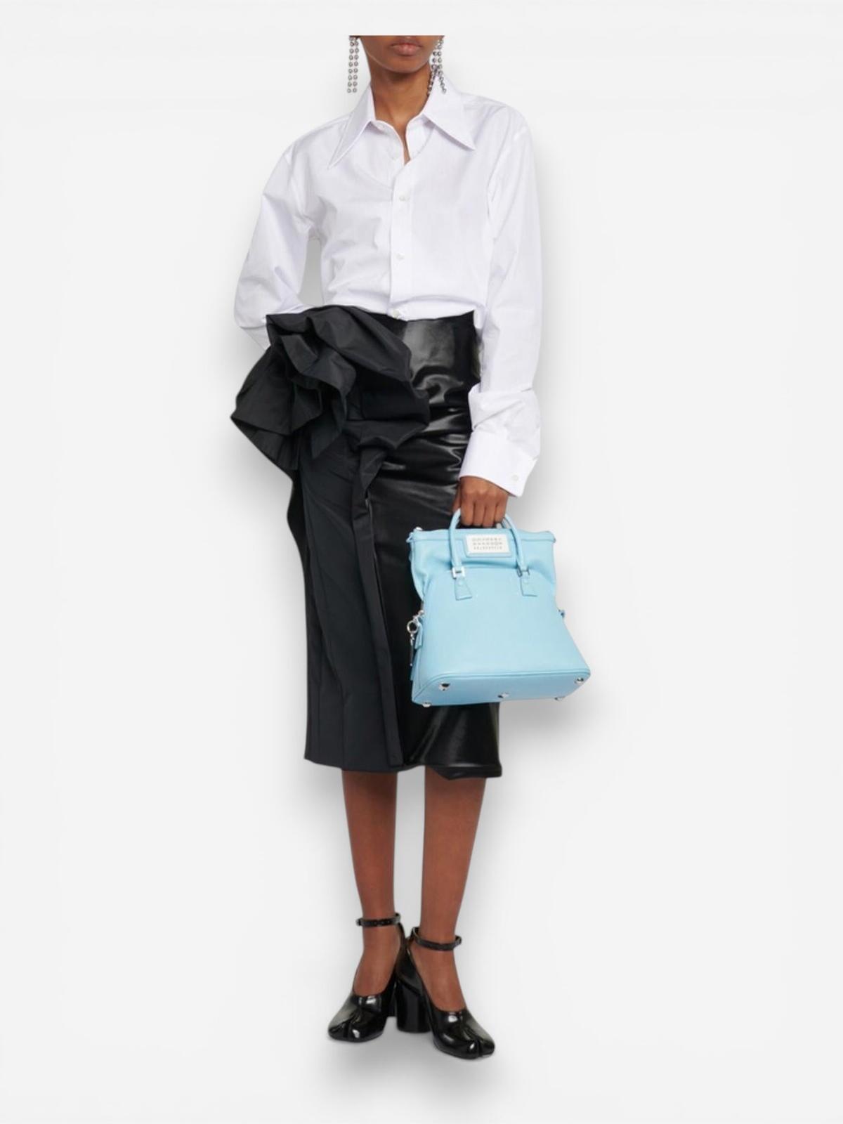 Maison Margiela Maison Margiela 5AC Classique Pebbled Goat Leather Top Handle Bag | NWT - Vestir