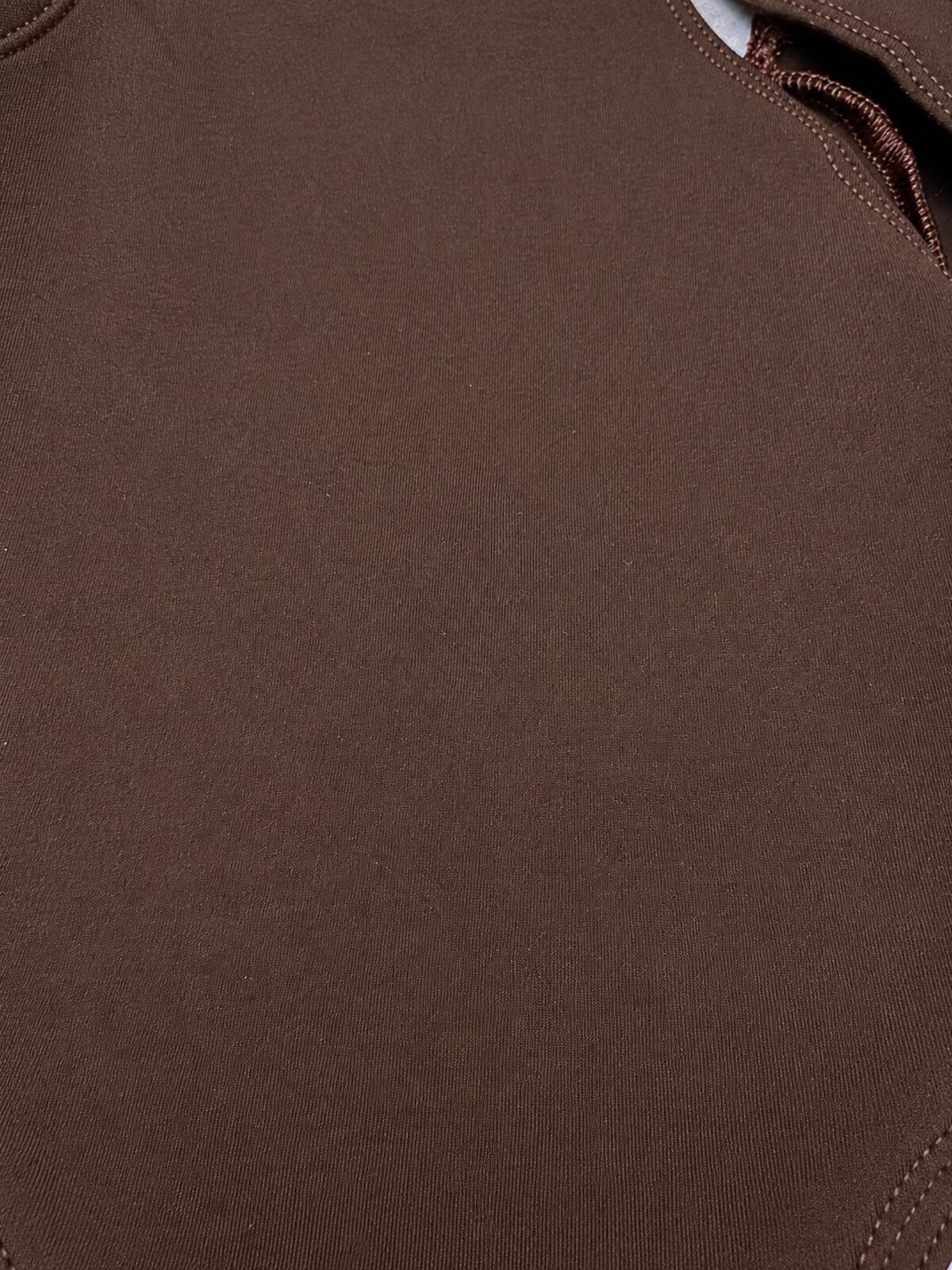 Mugler Mugler Chocolat Brown Cutout Thong One-Piece Swimsuit FR40 US8 M | NWT - Vestir