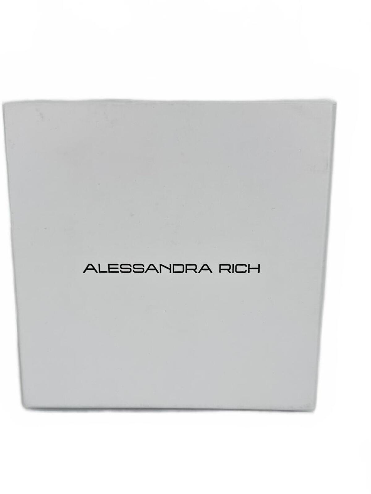 Alessandra Rich Crystal Cascade Drop Clip-On Earrings Silver 3” | NWT Box