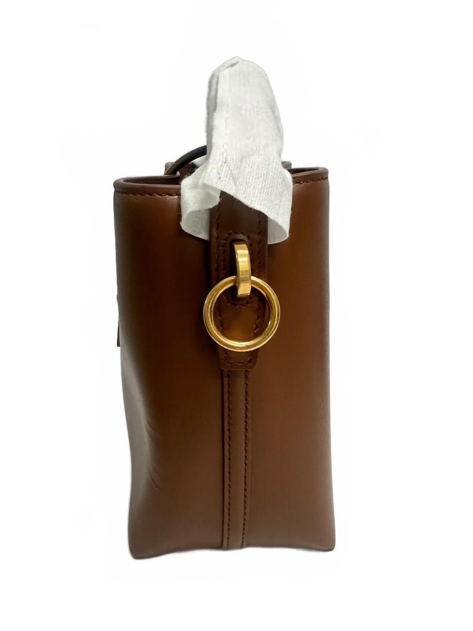 Yves Saint Laurent Saint Laurent Le 37 Mini Shoulder Bag Brown Leather Cassandre YSL | New - Vestir