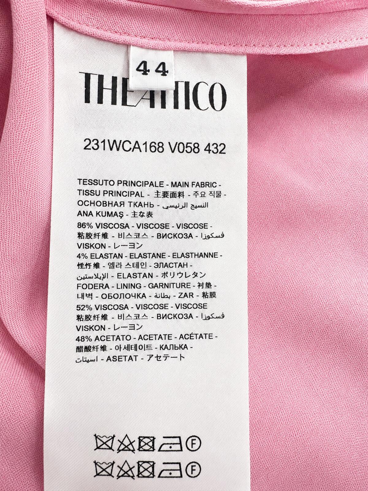 The Attico The Attico Becky Cutout Halter Mini Dress Baby Pink IT 44 US 8 | NWOT - Vestir