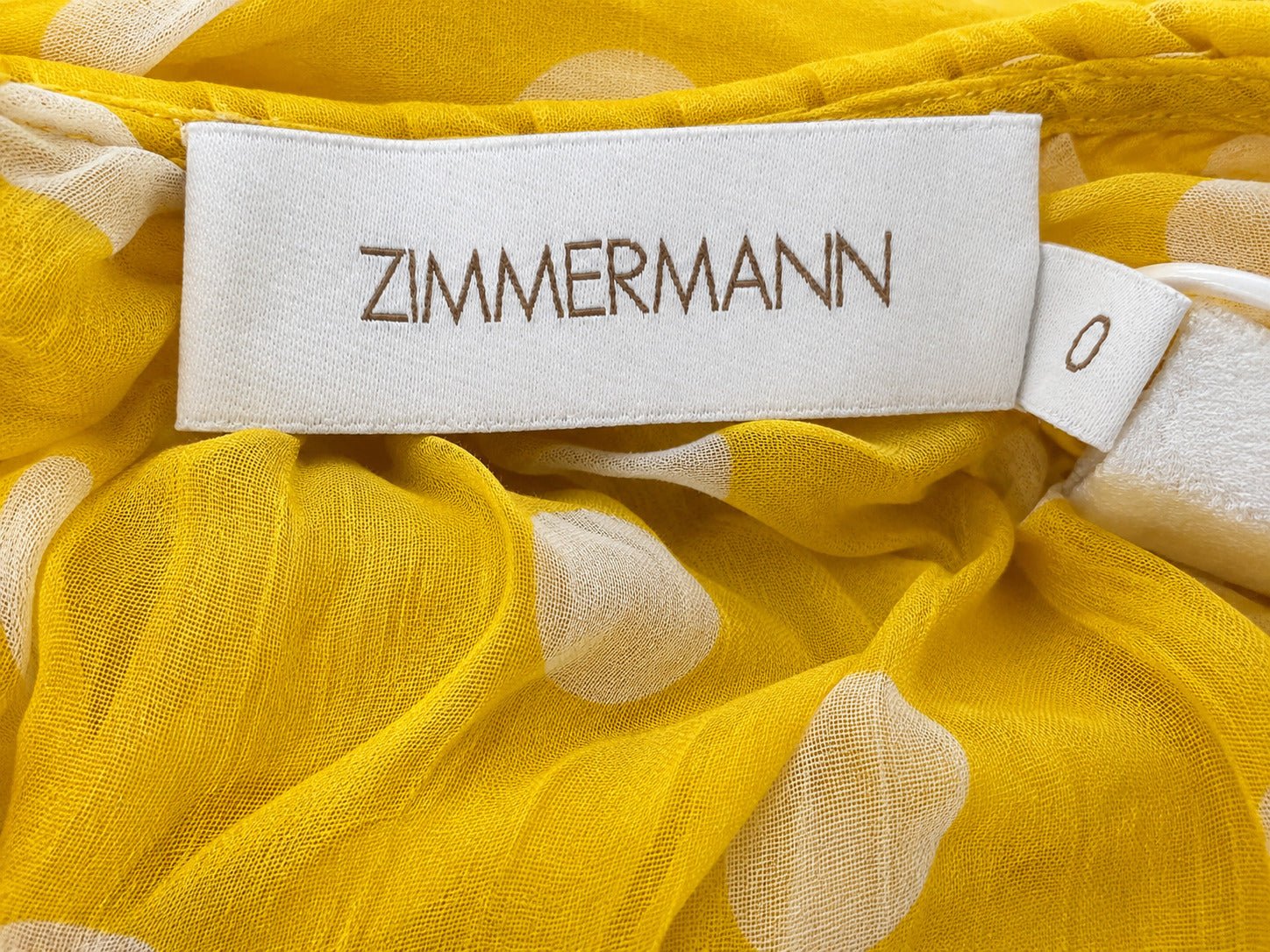 Zimmermann Zimmermann Brightside Swing Maxi Dress Sunflower Pearl Dot Silk AU 0 US 0 | NWT - Vestir