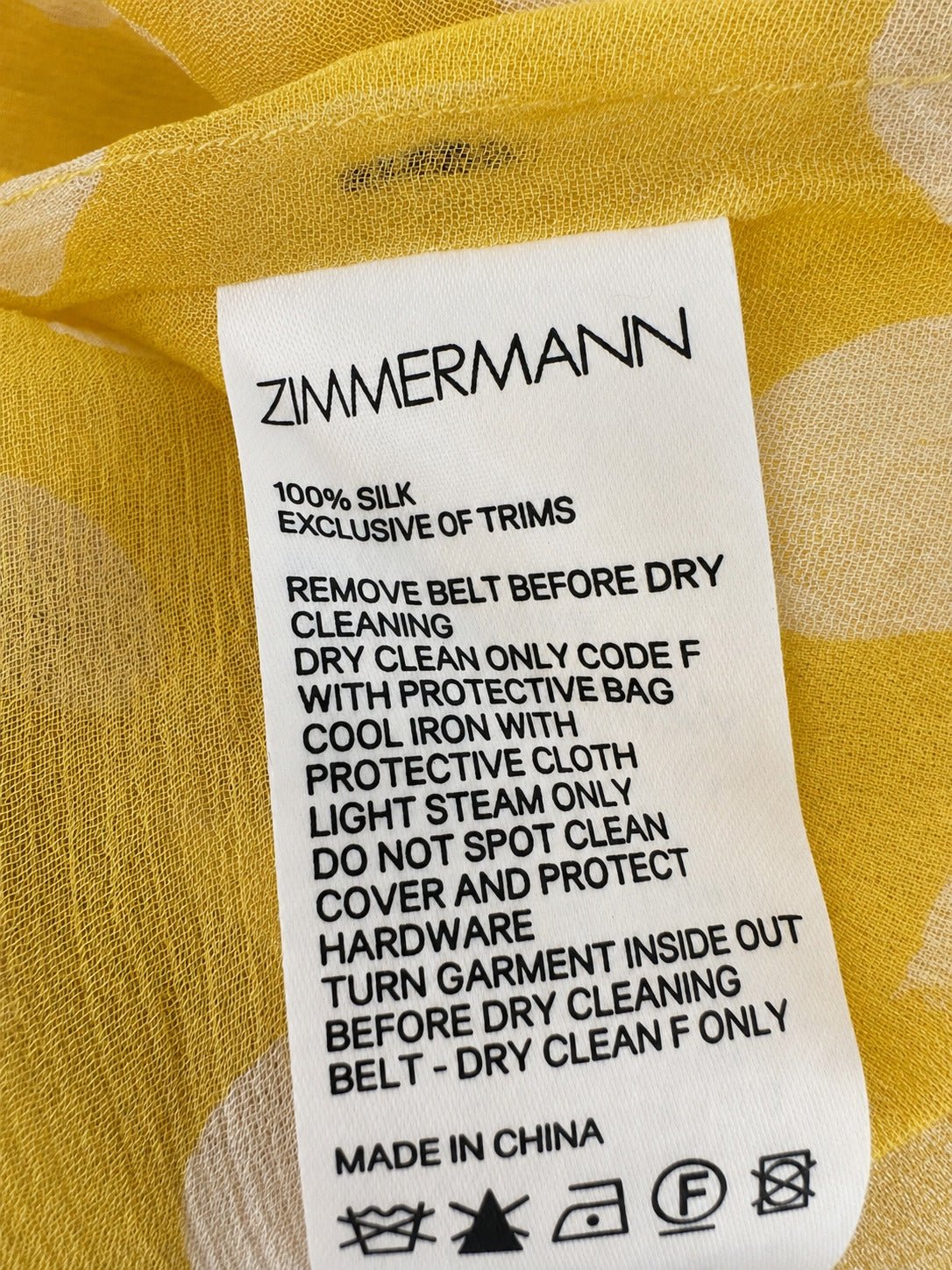 Zimmermann Zimmermann Brightside Swing Maxi Dress Sunflower Pearl Dot Silk AU 0 US 0 | NWT - Vestir